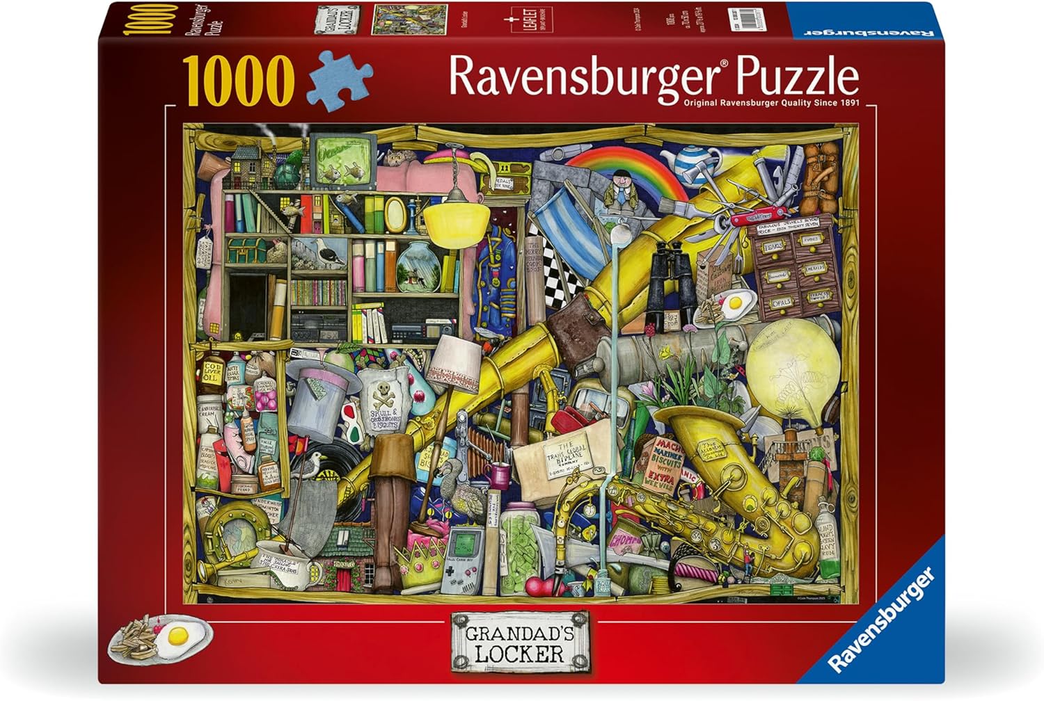 Ravensburger Colin Thompson Grandad's Locker 1000 Piece Puzzle image 0